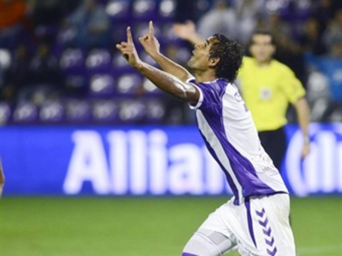 Valladolid empató de local y Humberto Osorio marcó su primer gol en España