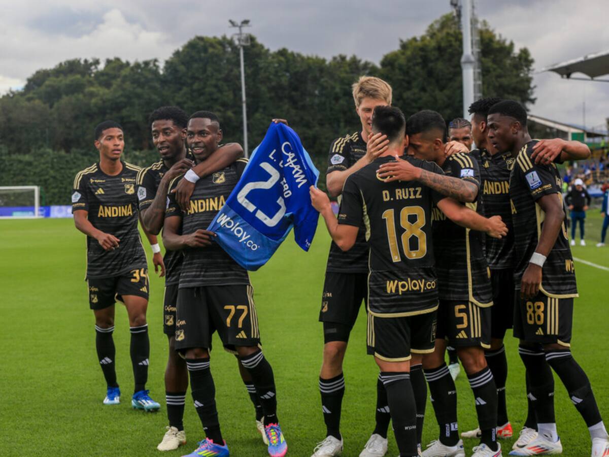 Millonarios vence sin problemas a Fortaleza en Techo y es líder parcial de la Liga Colombiana