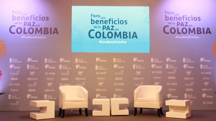 Foro "Los beneficios de la paz en Colombia". Foto: