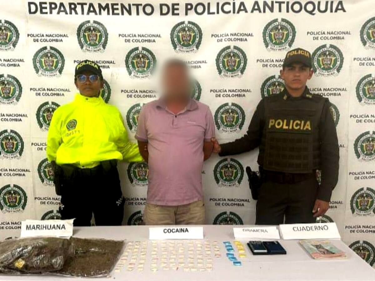 En Jericó capturaron a un coordinador de estupefacientes que tenía detención domiciliaria