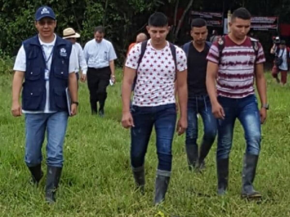 Soldados liberados por el ELN se encuentran bien de salud