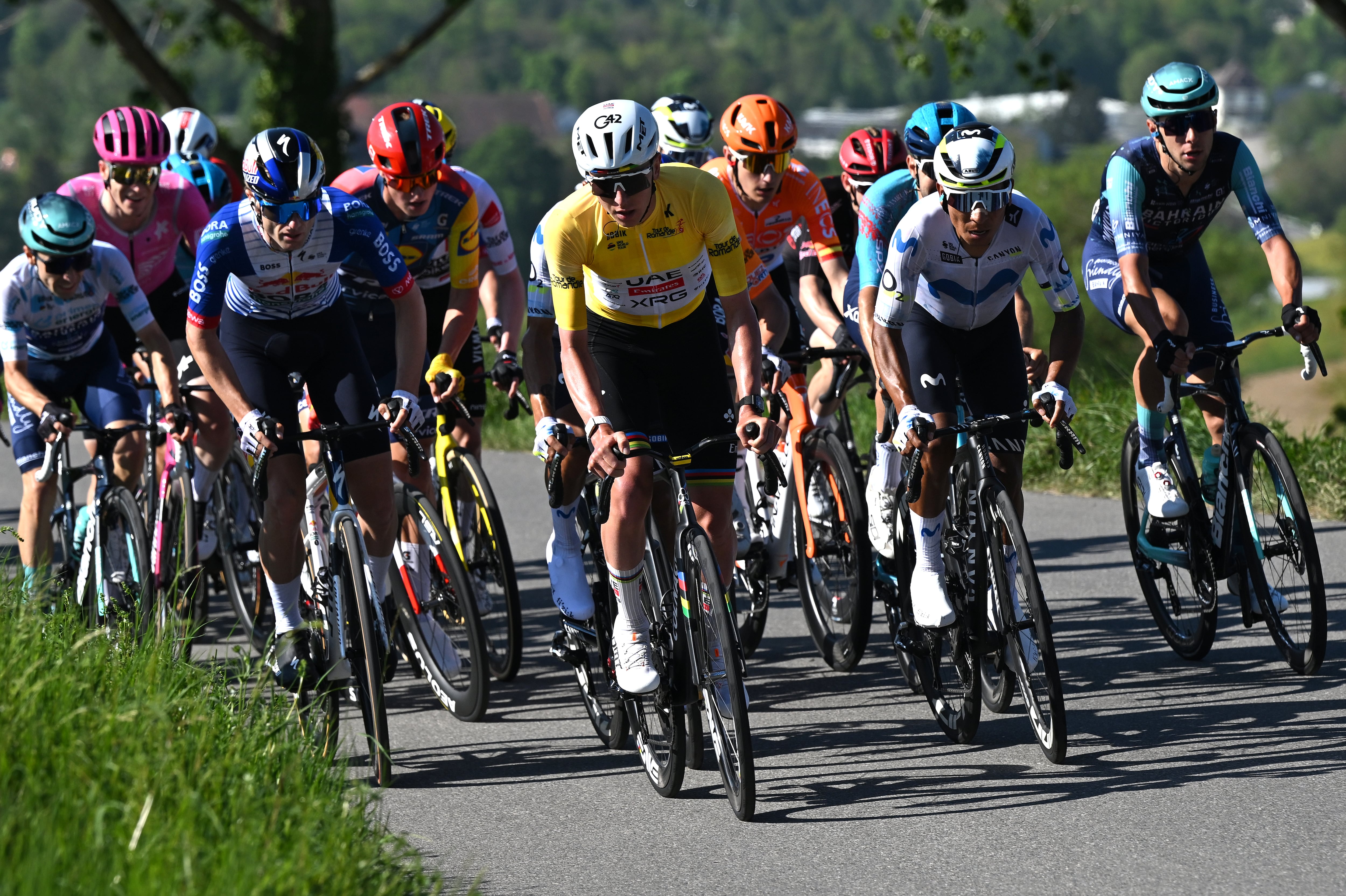 Nairo Quintana durante su participación en el Tour de Romandia. (Photo by Dario Belingheri/Getty Images)