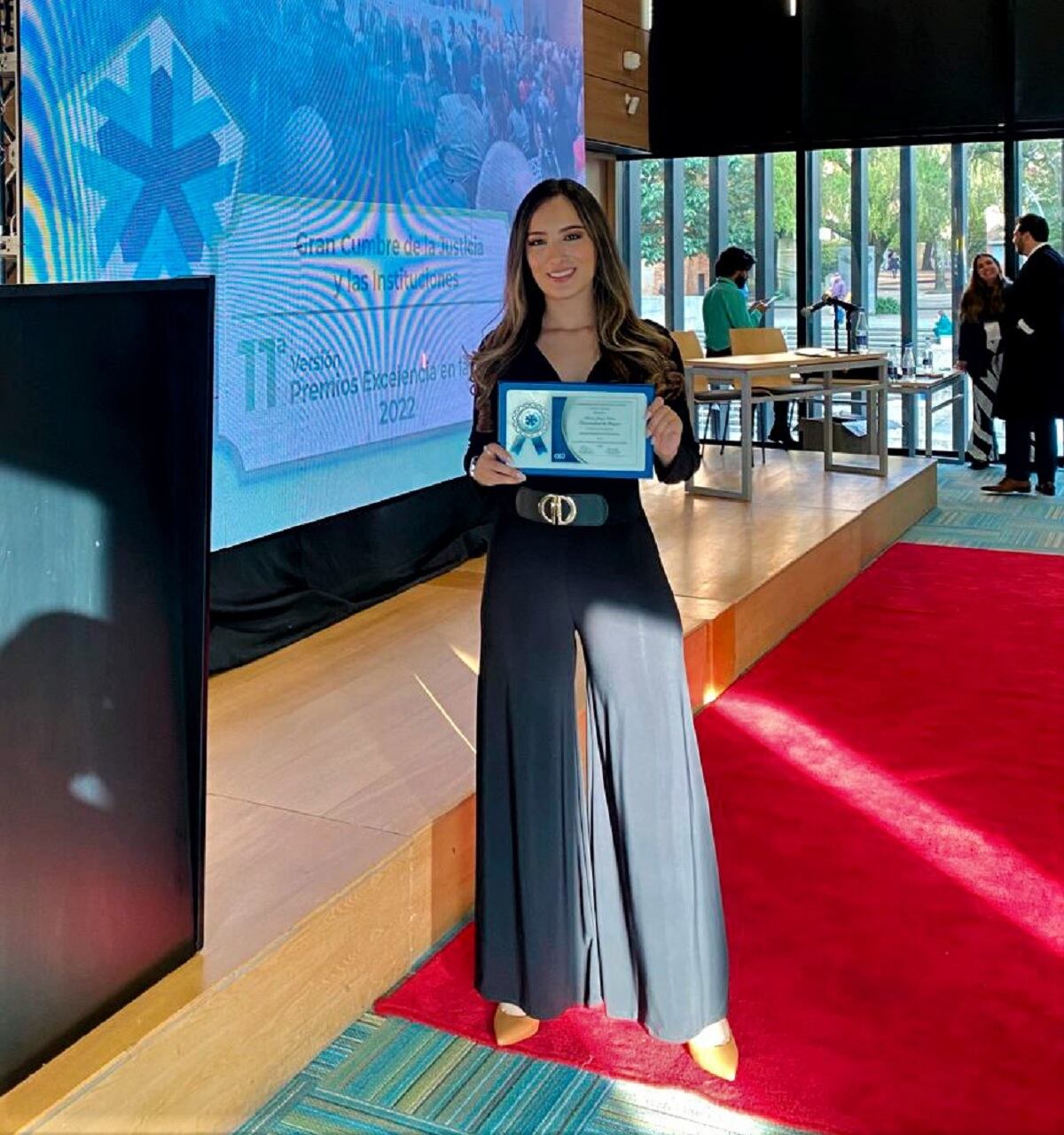 María José Neira, cursa octavo semestre de derecho