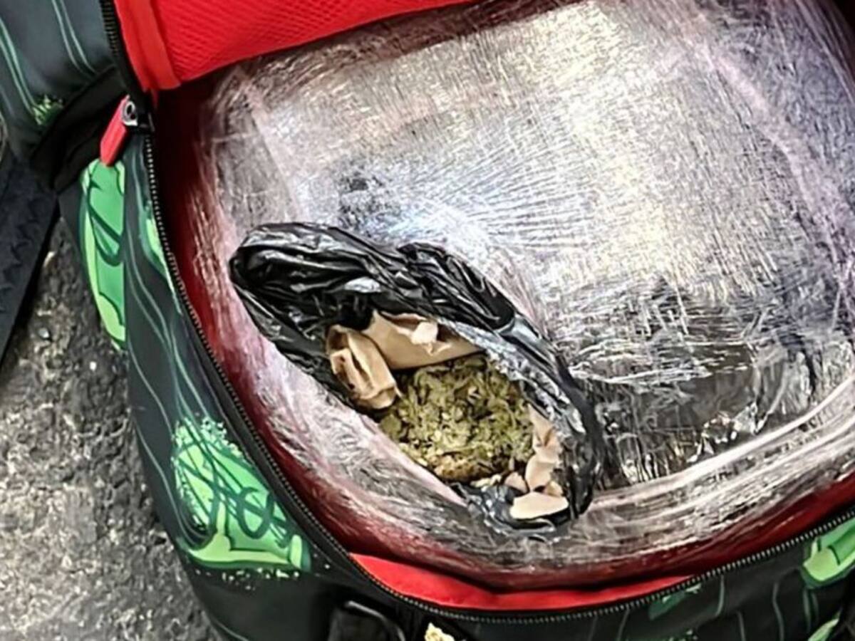 Incautan 490 gramos de marihuana en encomienda en aeropuerto de Cartagena