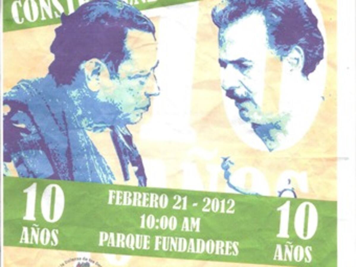 Controversia por afiche con la foto de ‘Tirofijo’ que promueve aniversario de la suspensión de los diálogos de paz