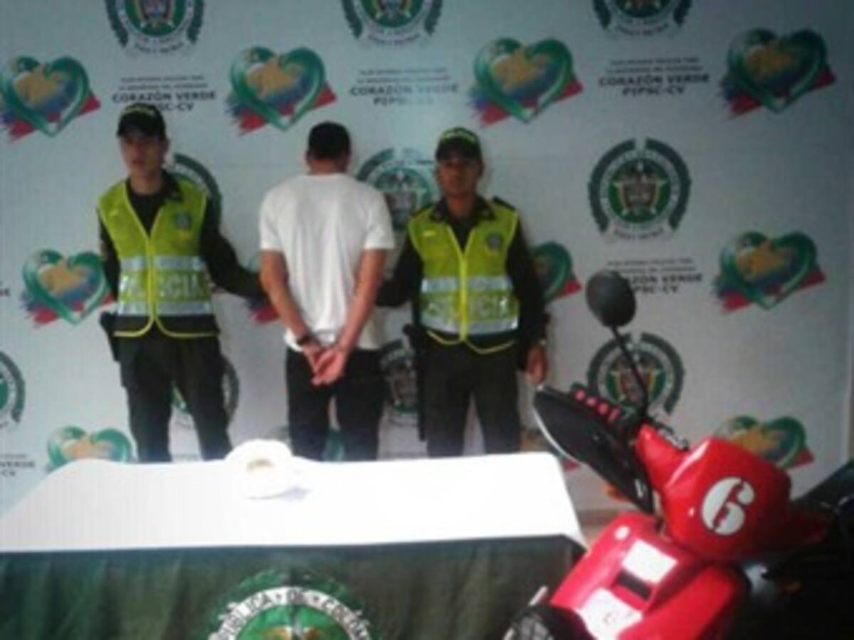 Capturado "jíbaro" que llevaba droga a domicilio
