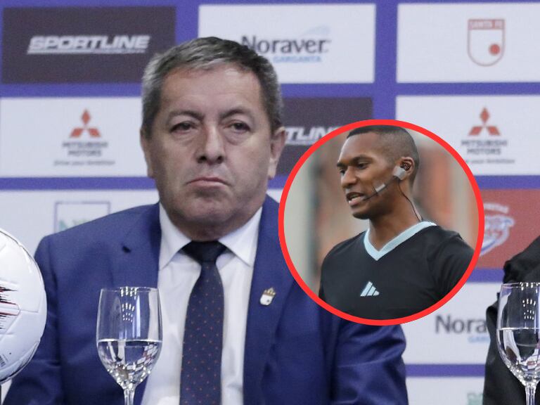 Eduardo Méndez tras la actuación del juez Ulloa en Santa Fe - Nacional: “Lo postularé para la final Mundial” / Colprensa