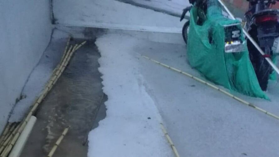 Un hombre resultó herido al parecer luego de resbalarse y golpearse la cabeza. Foto: Foto: Maria Alejandra Rodriguez Castellanos.