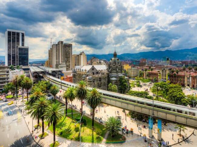 Panorámica de la ciudad de Medellín.