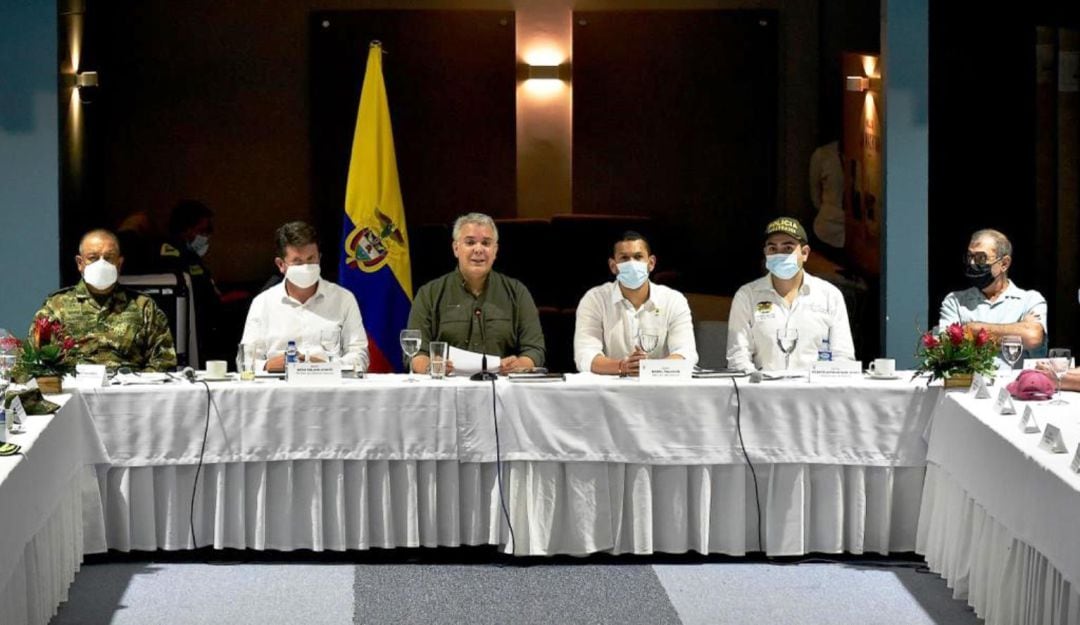 El Presidente Iván Duque confirmó desde Cartagena que nuestro país no tendrá contemplación con quienes apoyen estos delitos