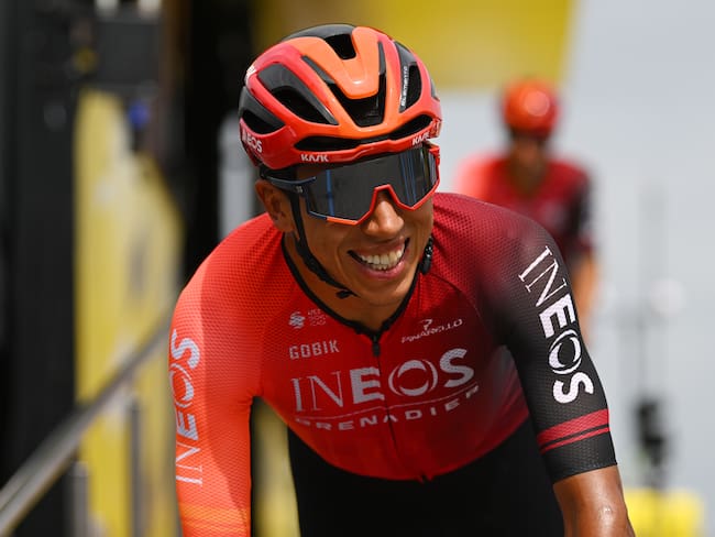 Egan Bernal, ciclista del Ineos en el Tour de Francia. (Photo by Dario Belingheri/Getty Images)