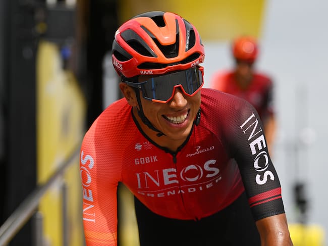 Egan Bernal, ciclista del Ineos en el Tour de Francia. (Photo by Dario Belingheri/Getty Images)