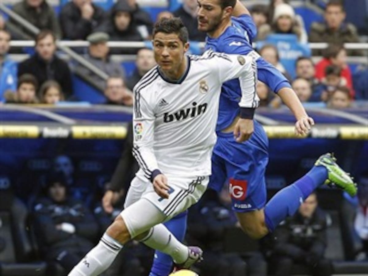 Con tripleta de Ronaldo, Real Madrid venció 4-0 al Getafe