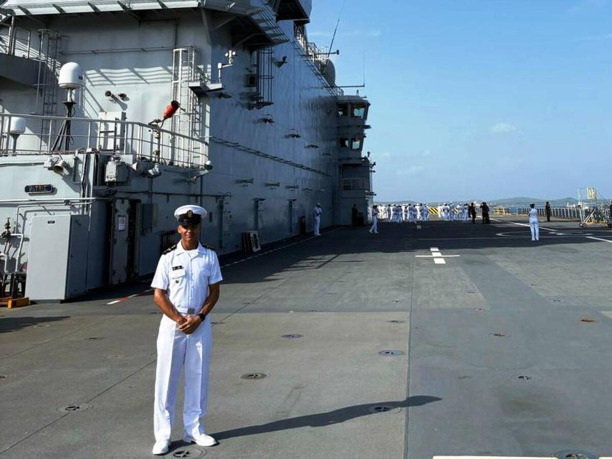 Cadete colombiano participa en una misión internacional a bordo de un buque francés