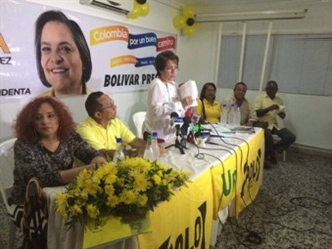 Aída Abella denuncia falta de atención a desplazados de Cartagena