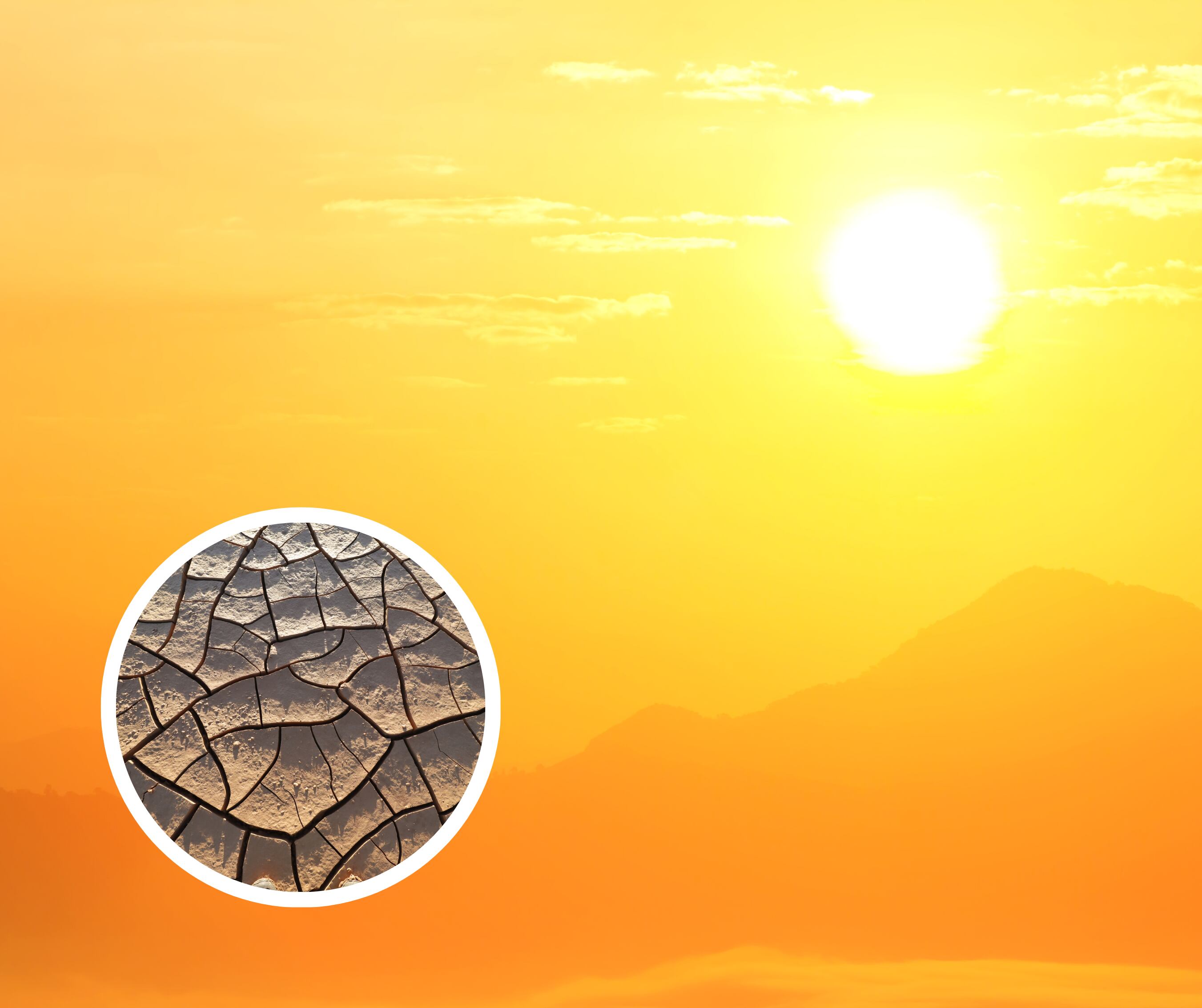 Calor extremo y un sol brillante (Foto vía Getty Images)