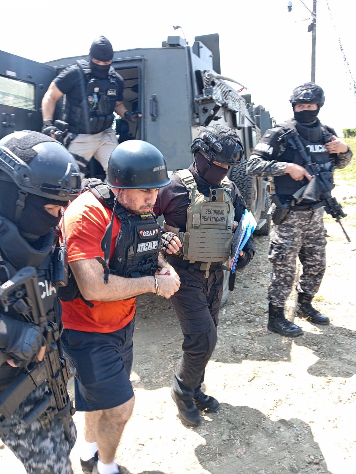 Alias ‘Fito’, capo del narcotráfico en Ecuador y líder de ‘Los Choneros’, es extraditado a EE.UU.