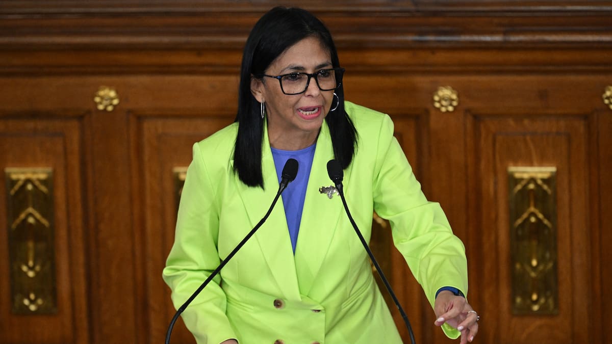 Delcy Rodríguez sale de la lista Clinton de sancionados de Estados Unidos