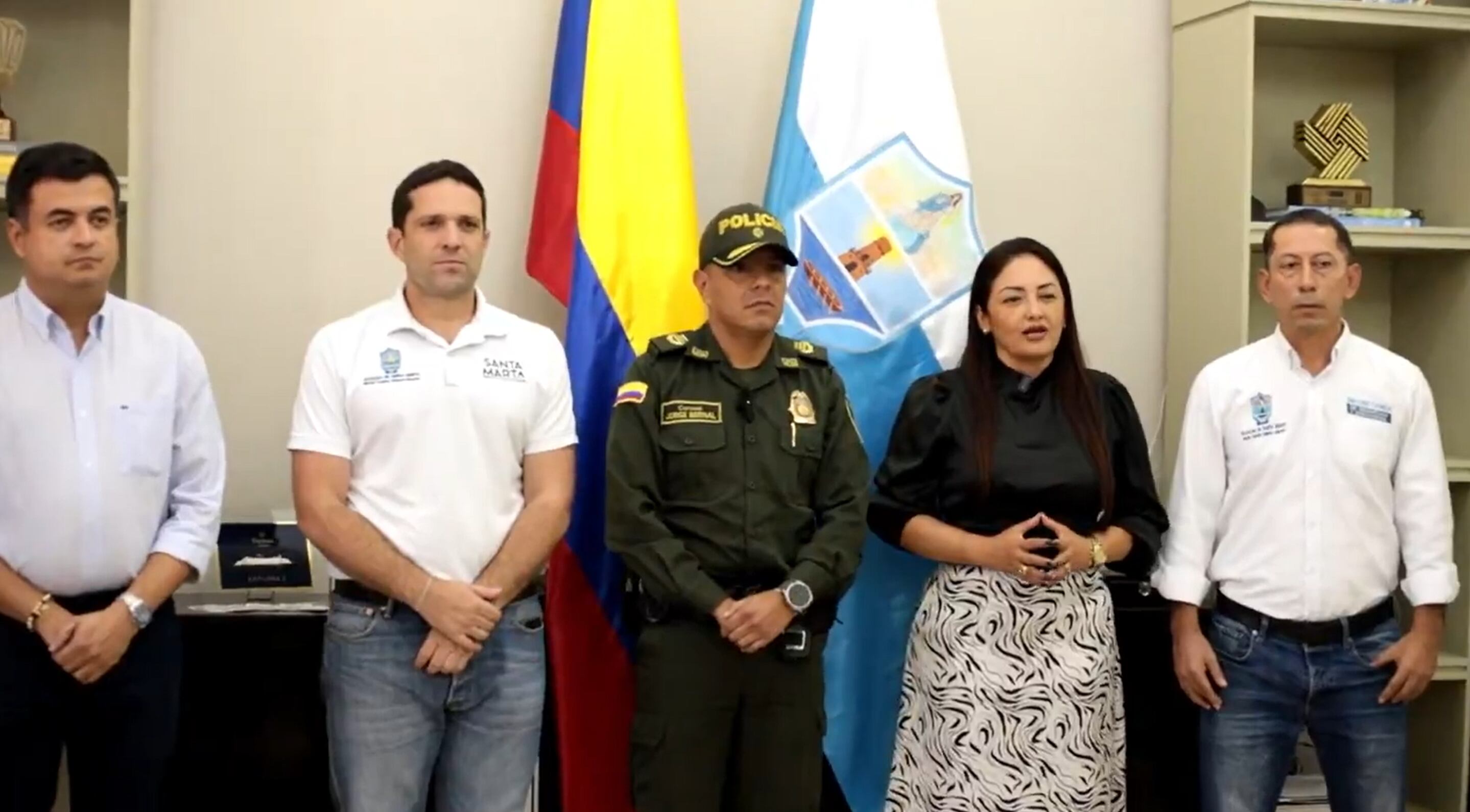 Rueda de prensa Alcaldía de Santa Marta