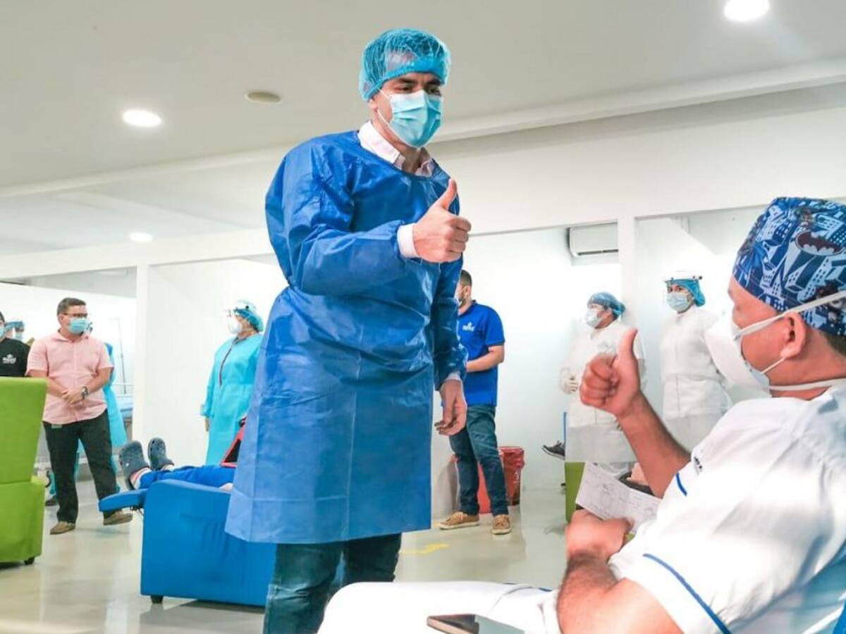 Montería cumplió con la aplicación de las 1.332 vacunas contra el COVID-19