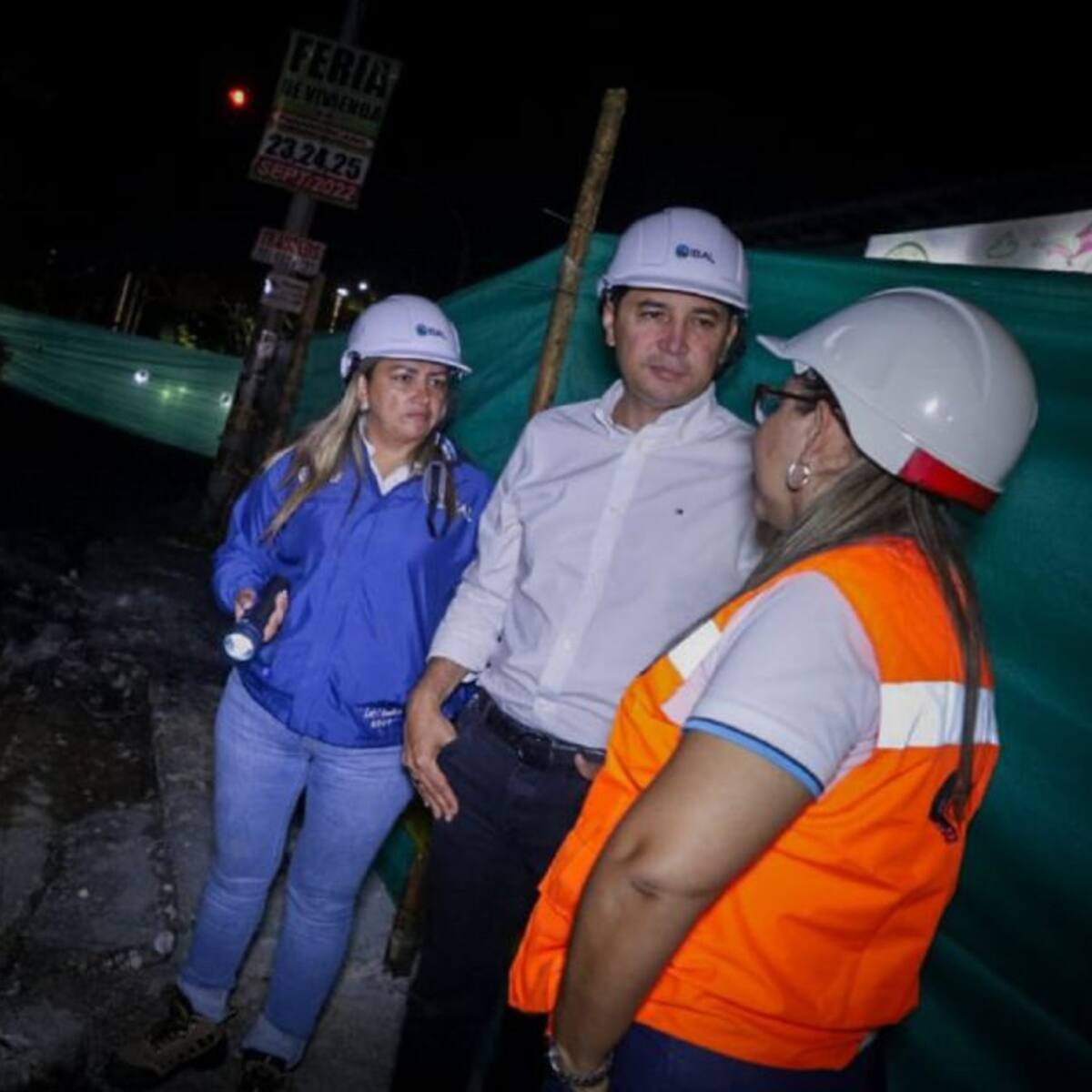 Alcalde de Ibagué visitó zona afectada por hundimiento