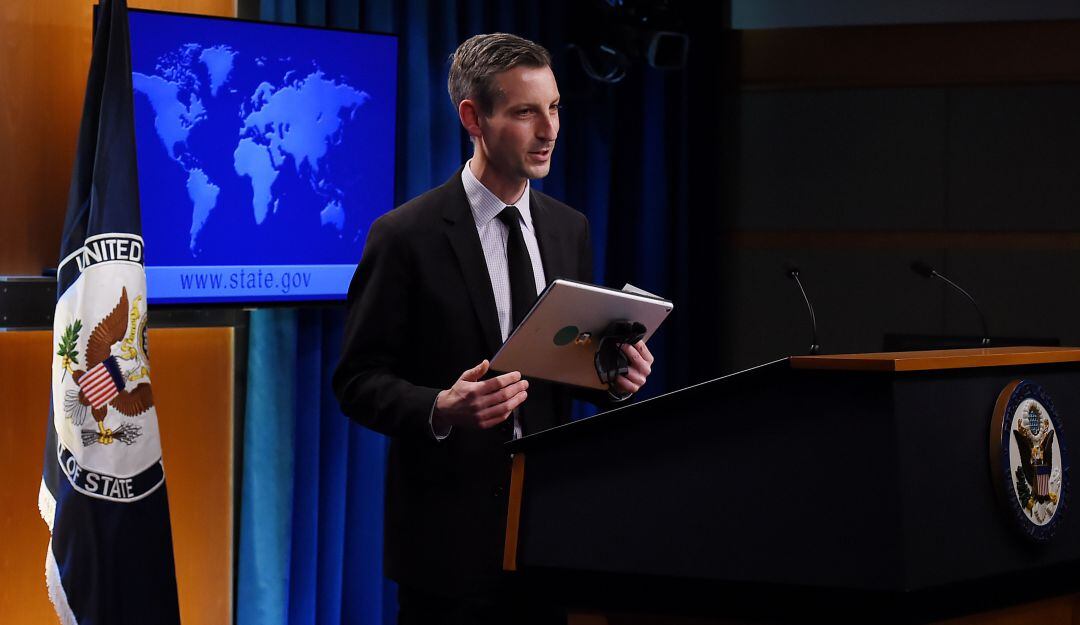 El vocero del Departamento de Estado de Estados Unidos, Ned Price. 