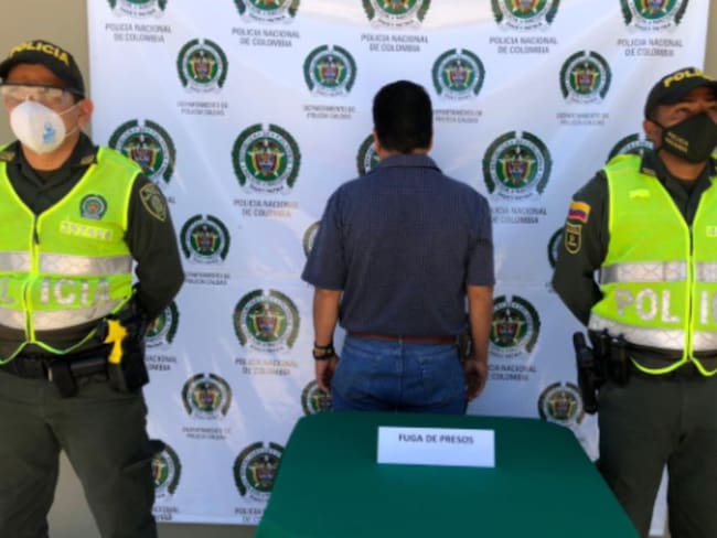 Capturado hombre que estaba prófugo de la justicia