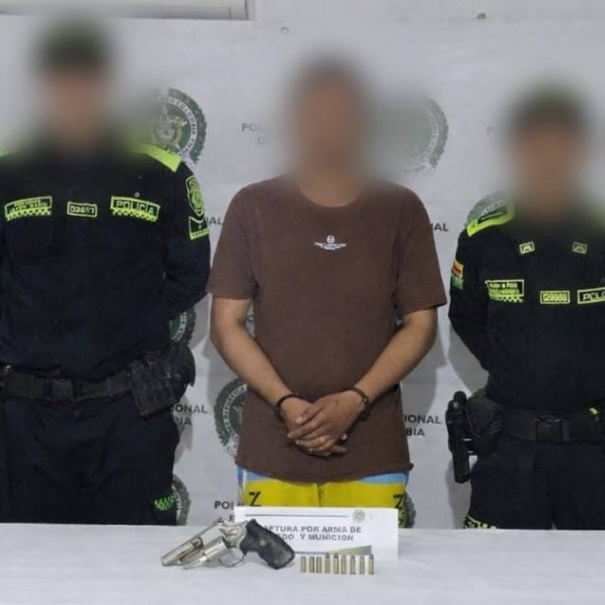 En Mahates- Bolívar cayó hombre con revólver sin documentos