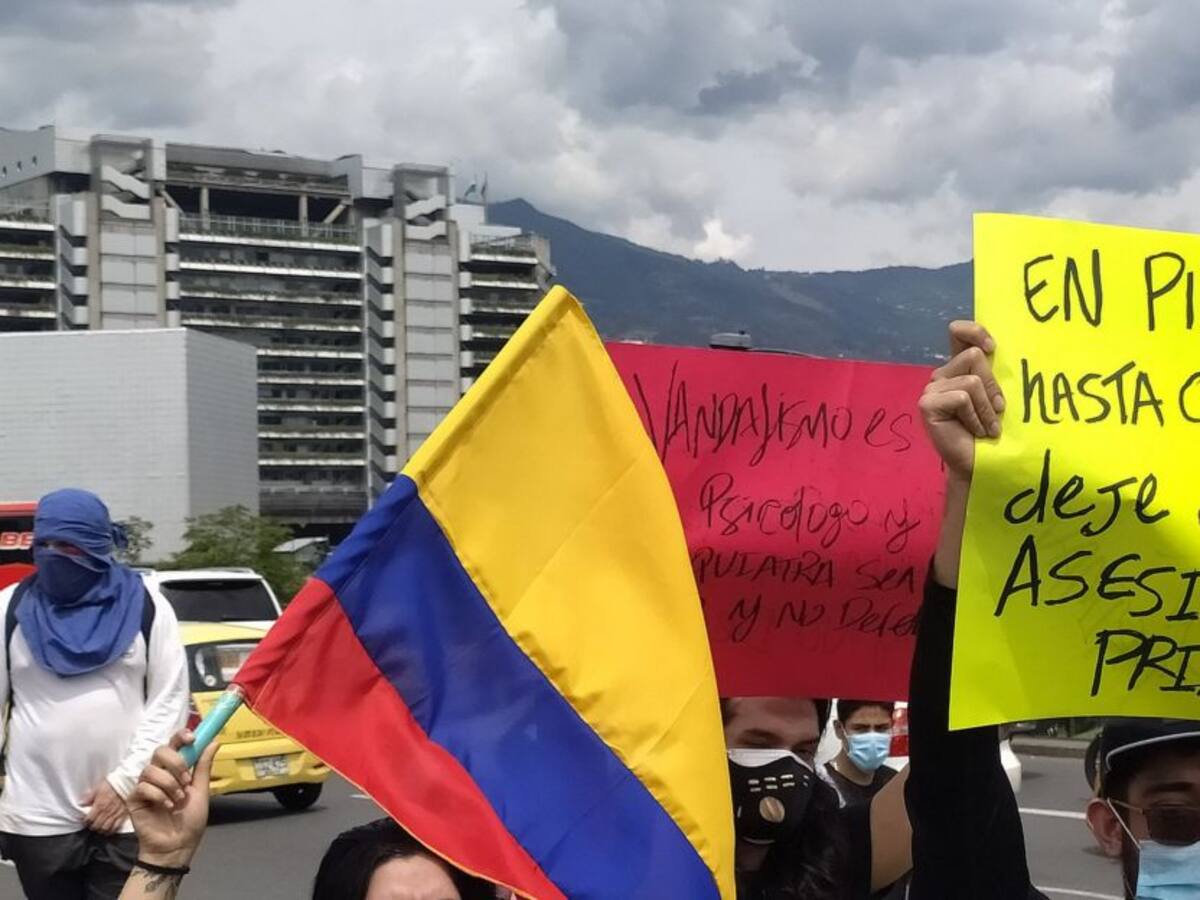 Capturan a 17 personas que se infiltraron en las marchas para delinquir
