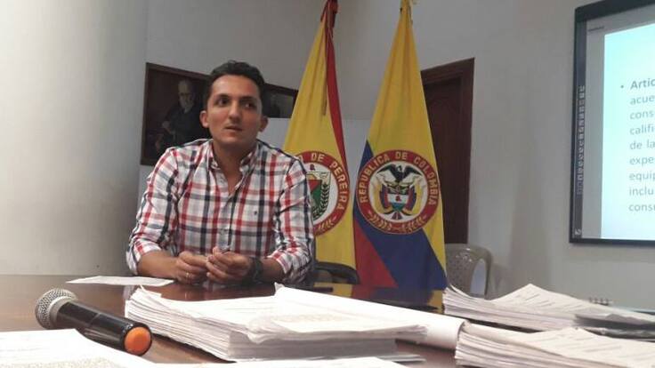 Alcalde de Pereira Juan Pablo Gallo