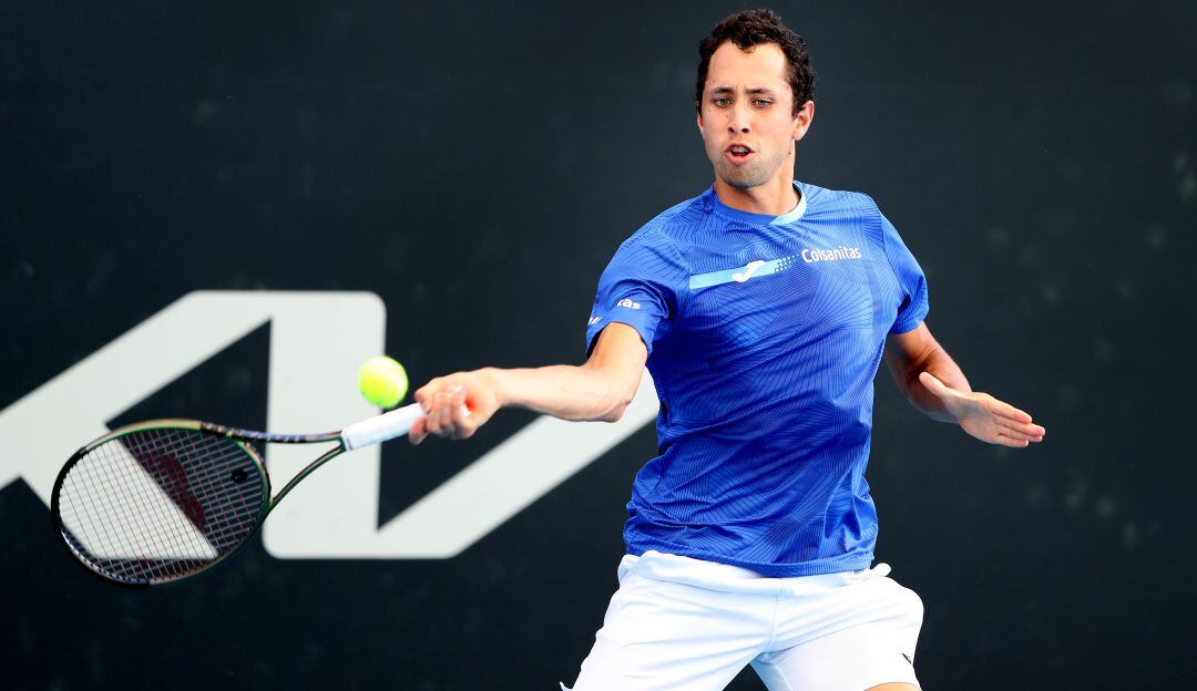 Daniel Galán, raqueta masculina número uno de Colombia.