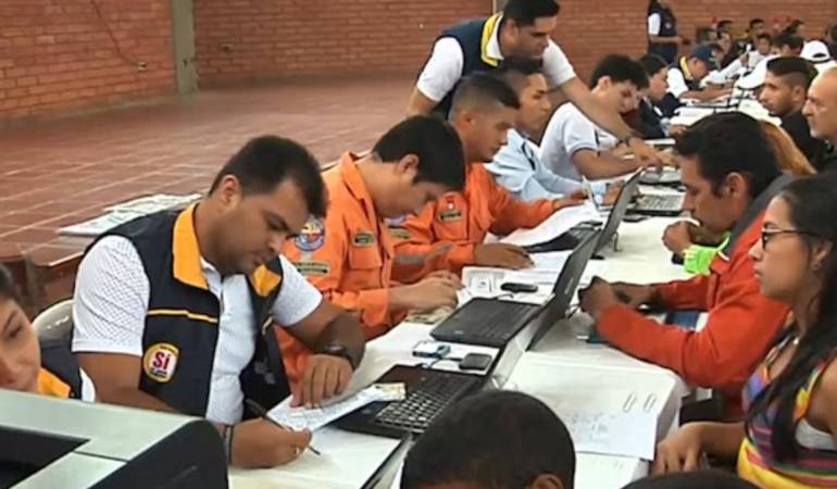 Registro de venezolanos.