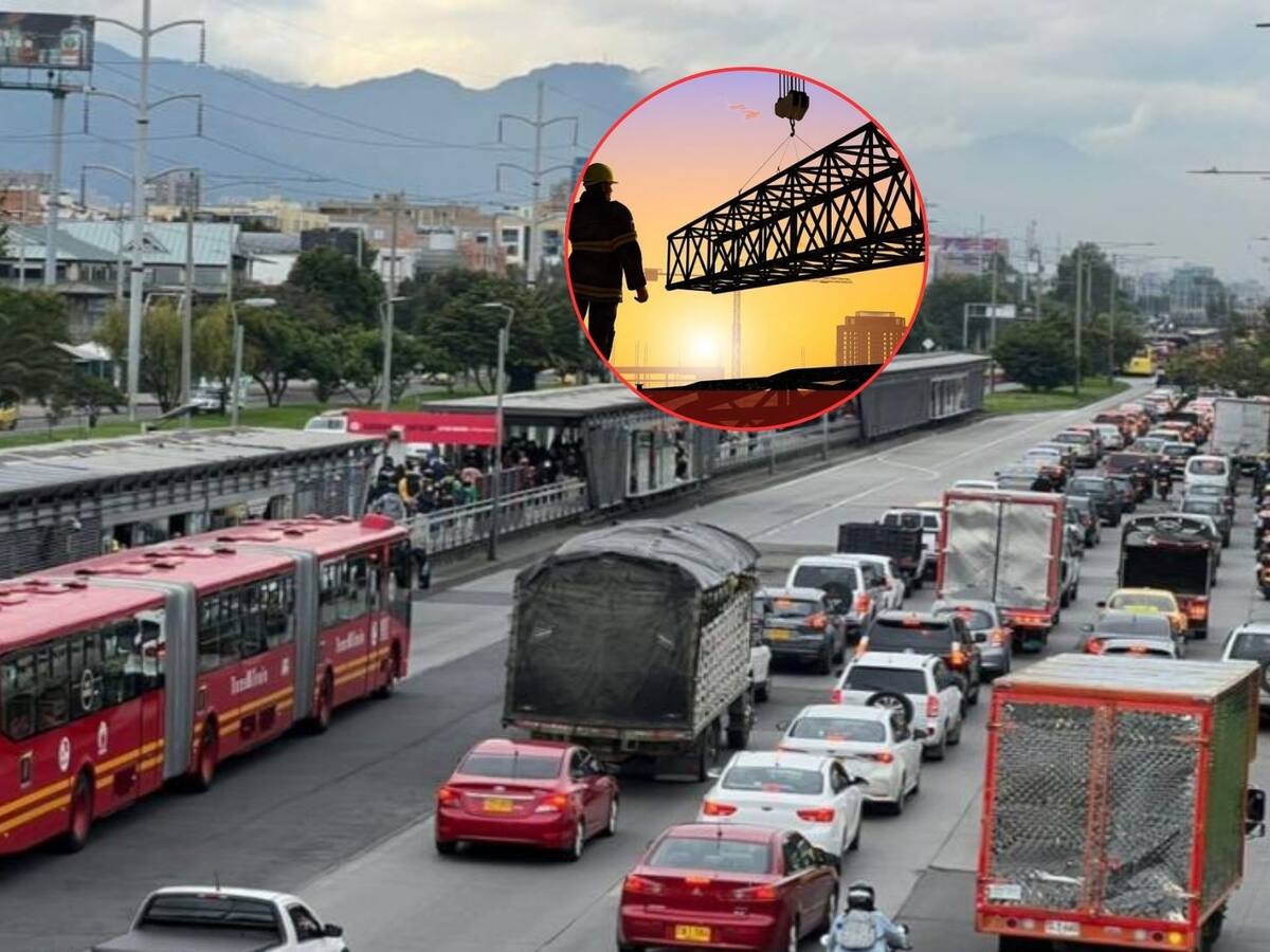 Autorizado cierre parcial en la Autopista Norte por construcción de puente vehicular