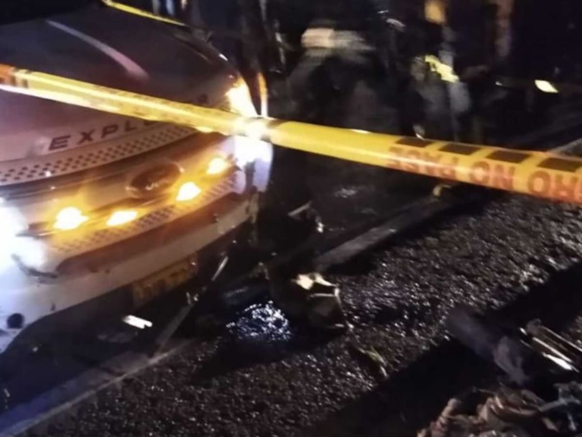Tiroteo y accidente en la vía Pereira - Armenia dejó dos personas muertas