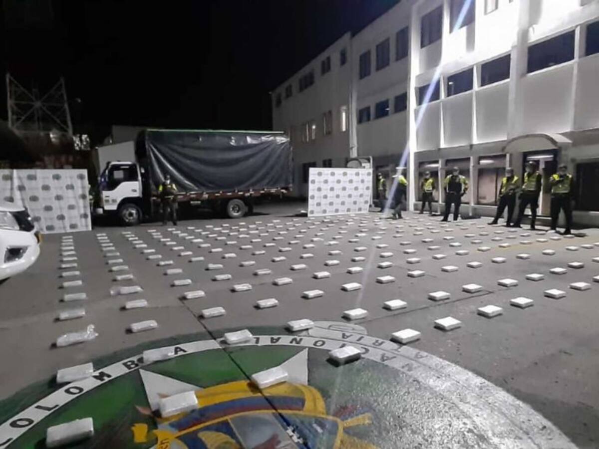 Incautan 250 kilos de cocaína en carreteras del departamento de Sucre
