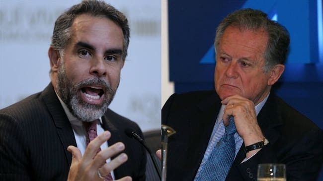 Armando Benedetti y Luis Carlos Sarmiento Angulo. Foto: Colprensa