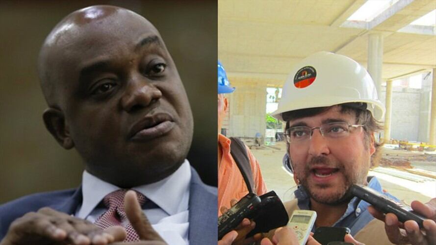 Luis Gilberto Murillo y Jaime Pumarejo. Foto: Colprensa