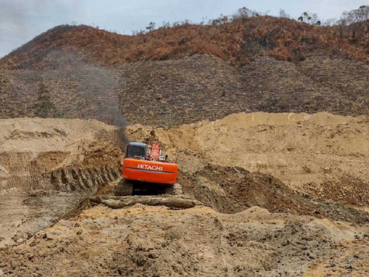 Destruyeron maquinaria utilizada para minería ilegal en el sur de Bolívar