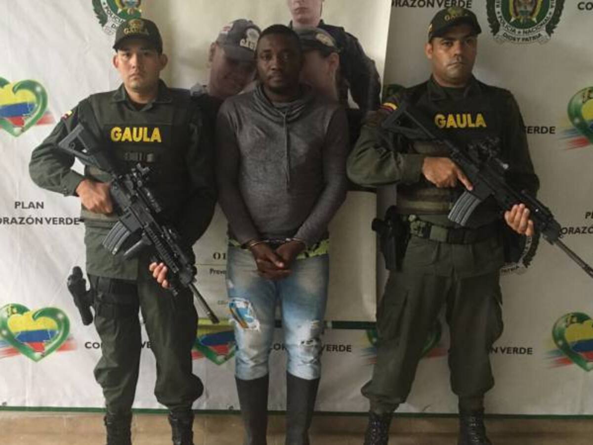 Capturan a 'El Negro Andrés', cabecilla del Clan Usuga en Meta