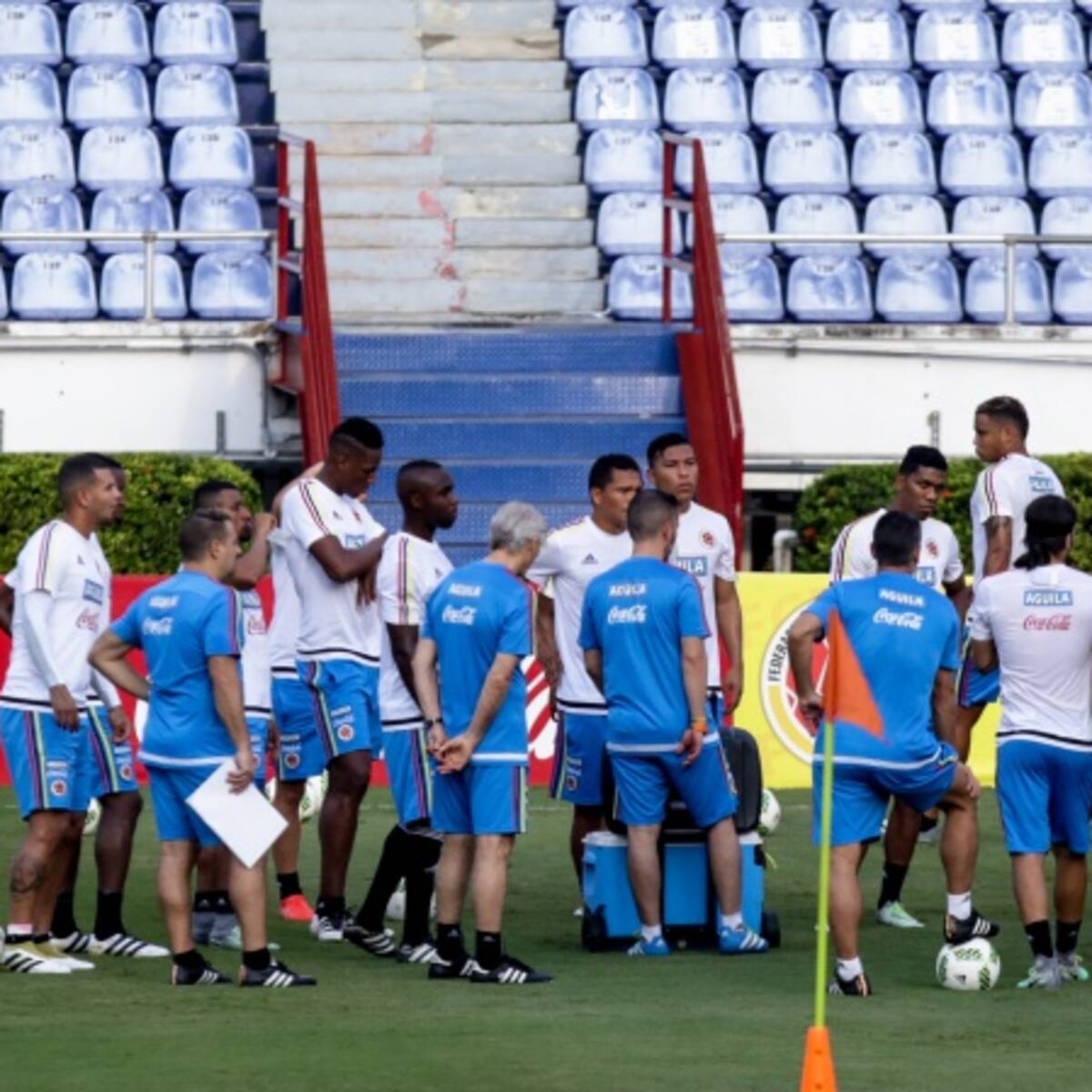 La Selección tuvo su primer entrenamiento en el Metropolitano