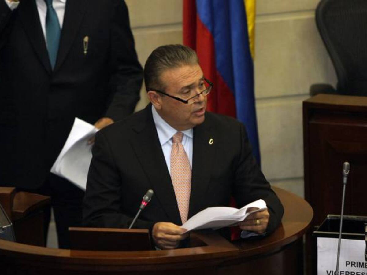 Detenido continuará exsenador Carlos Barriga, implicado en 'parapolítica'