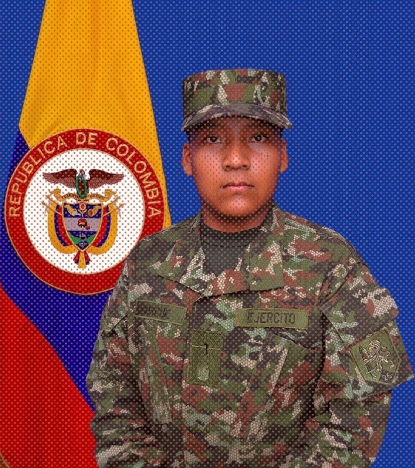 Otro soldado profesional también resultó afectado por el cruel azote de la naturaleza.