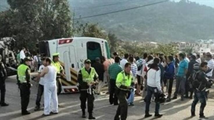 A interrogatorio conductor del bus de accidente en Silvania