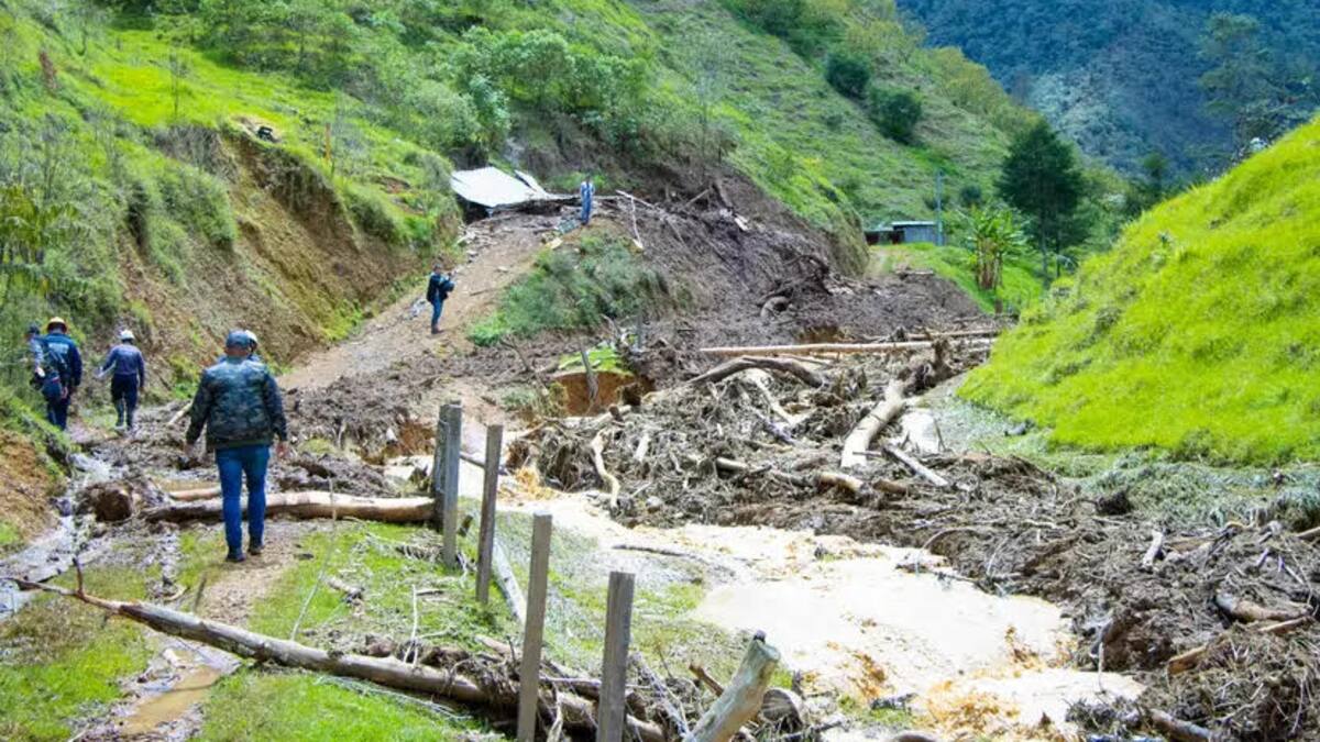Lluvias en Urrao: un muerto, siete puentes colapsados y alerta por ríos represados