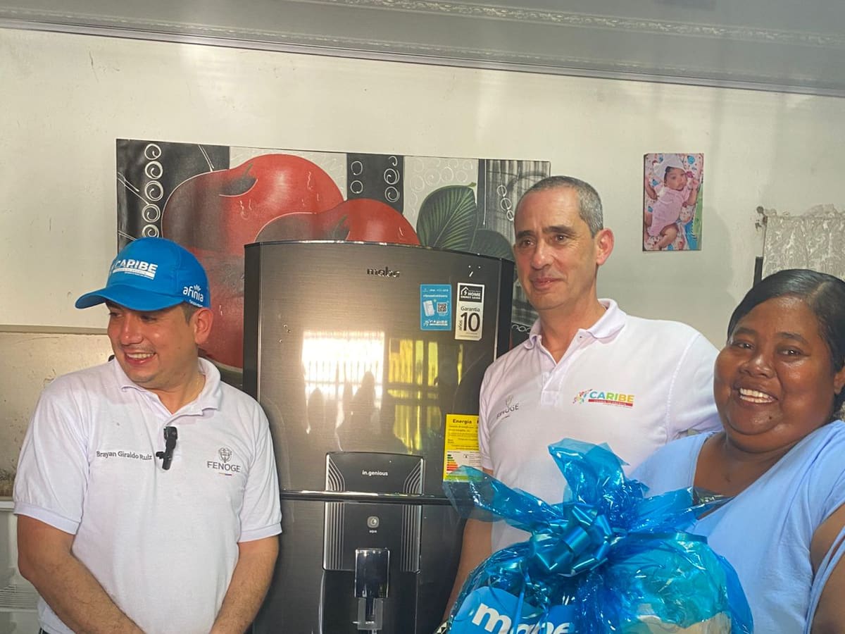 Gobierno y Afinia inician recambio de equipos de refrigeración ineficientes en Cartagena