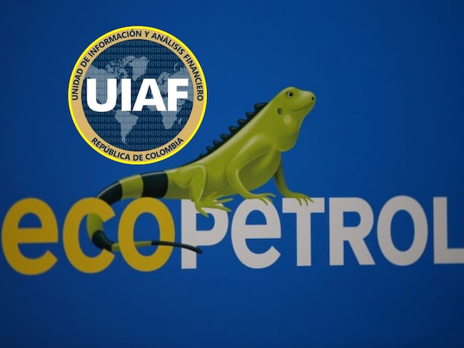 Logos de UIAF y Ecopetrol. Foto: UIAF / (Colprensa - Camila Díaz)