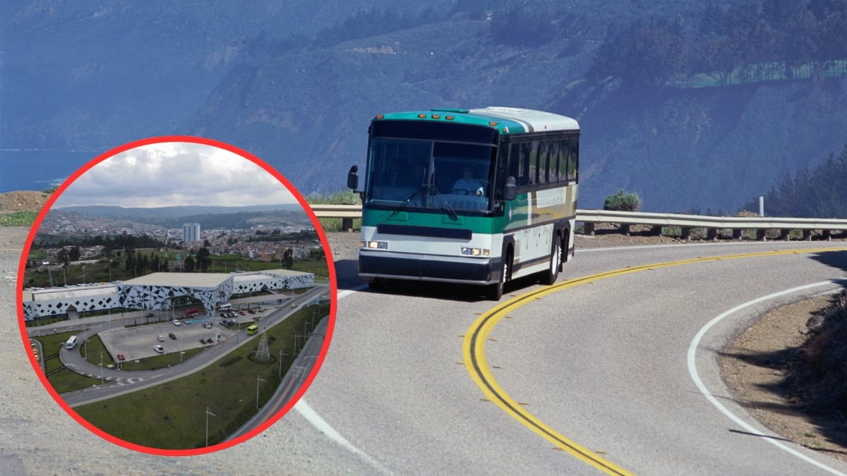 Bus intermunicipal en carretera Terminal de Tunja (Getty Images Terminal de Tunja)