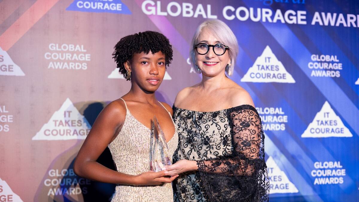Joven cartagenera gana premio al “Global Courage Awards for Youth”