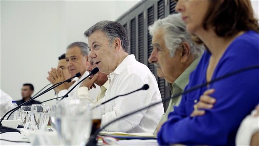 A los colombianos no nos va a quedar grande la paz: Santos. Foto: Colprensa