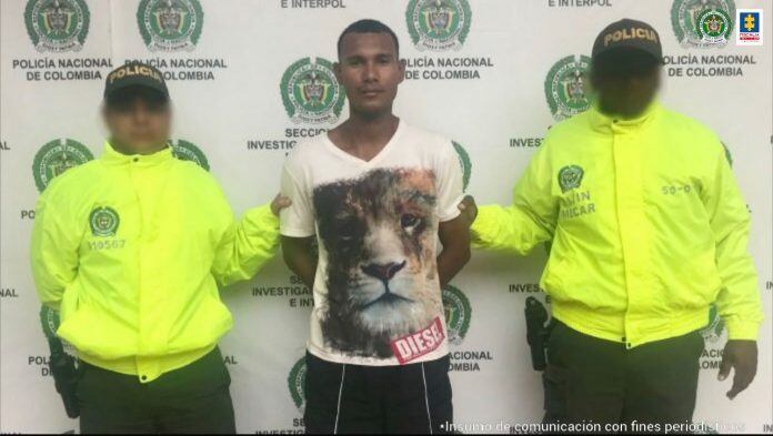 Richard Segura , alias el Chorry. // Fiscalía General de la Nación